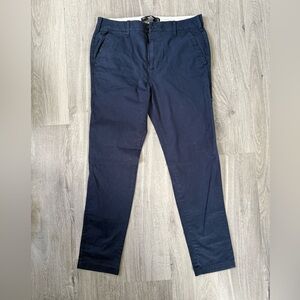Hollister Men's Dark Blue Chinos